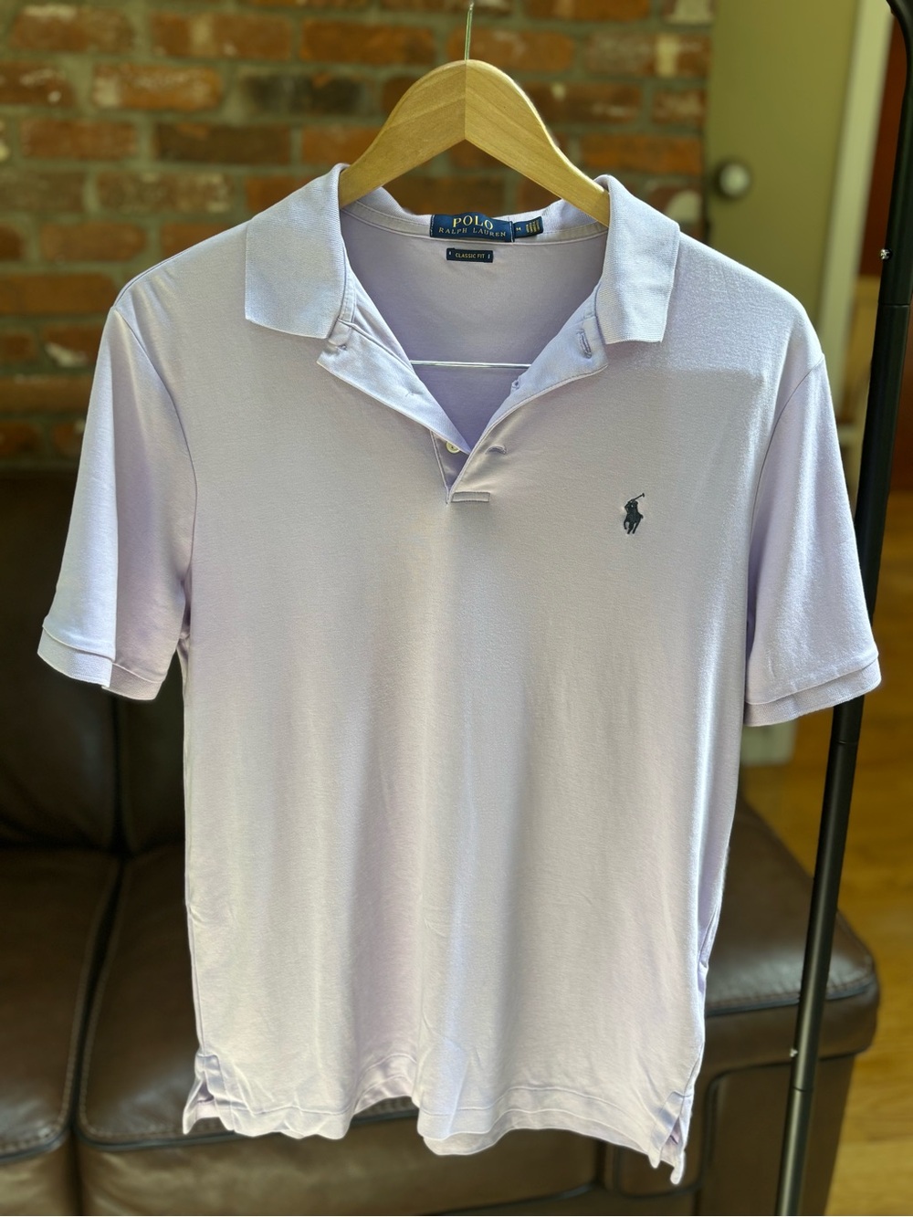 Polo Ralph Lauren Light Purple Soft Touch Polo Shirt Men's Classic Fit